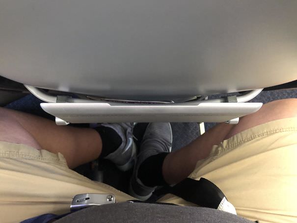 6'6" and cramped on Spirit Airlines