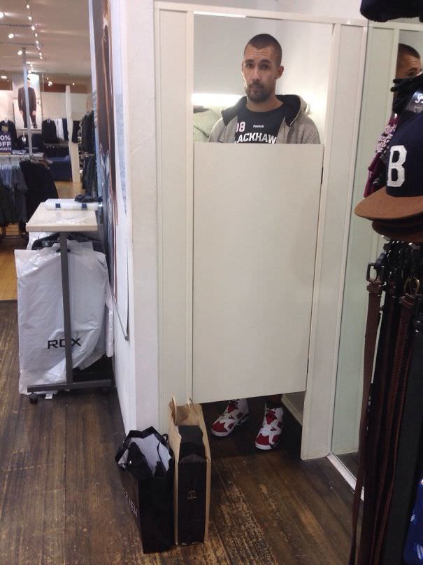 Changing rooms are getting out of hand