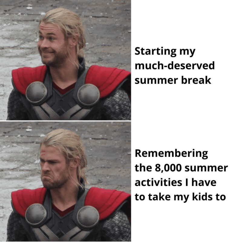 When your kids' activities dominate your summer schedule...