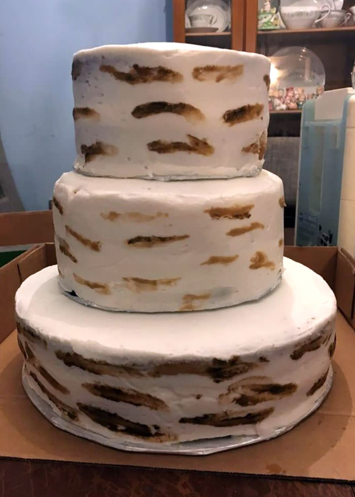 A friend's wedding cake that was simply stunning.
