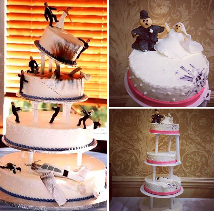 The groom's cake was a disaster. What they wanted versus what they got.