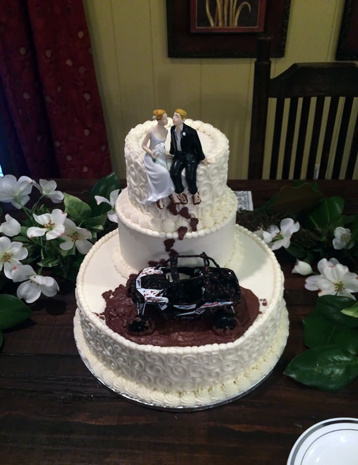 This groom's cake from my wedding was simply delicious.