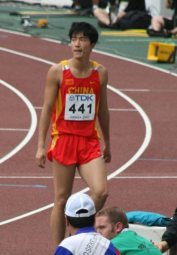 Liu Xiang's Achilles tendon injury