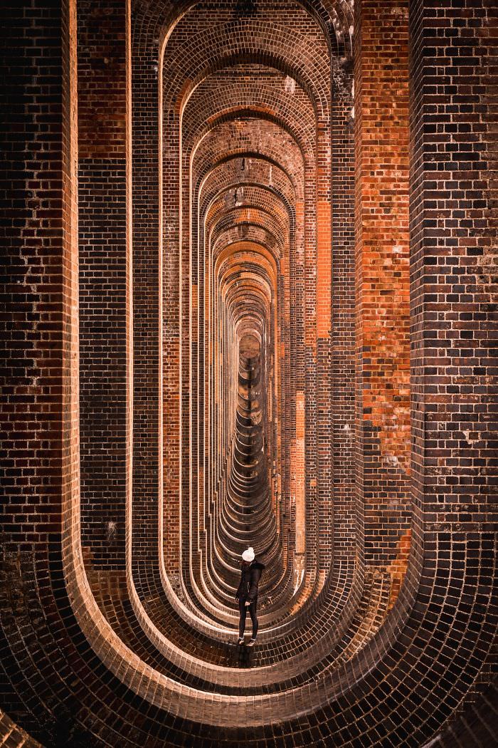 A viaduct in South England, UK.