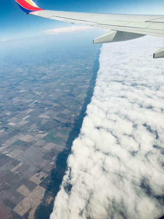 A cold front that looks like a visual representation.