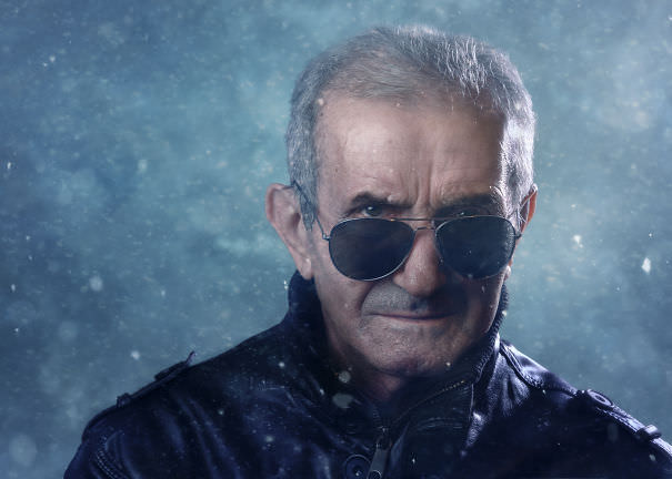 A retired Romanian army colonel, someone's grandpa was photographed for a university project and is still as tough and badass as ever at 75 years old.
