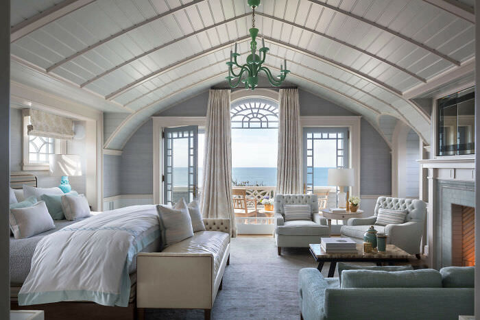 A bedroom with an incredible view in East Quogue, New York
