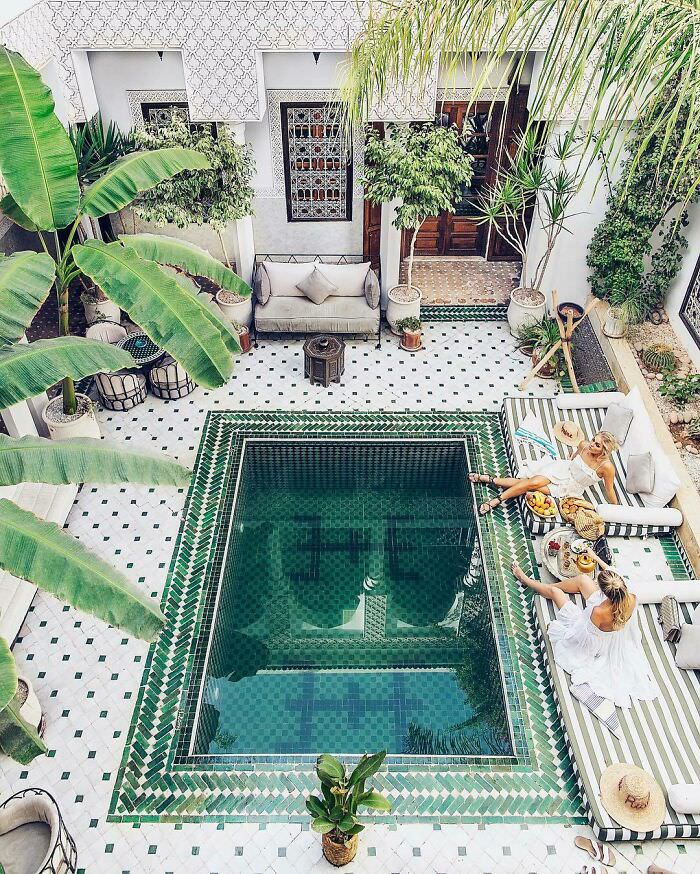 The Riad Yasmine hotel in Marrakech