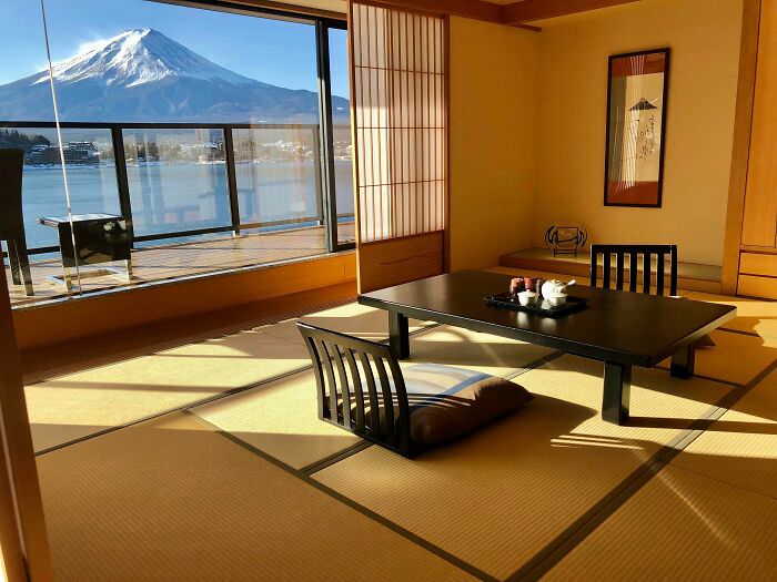 A hotel room in Japan