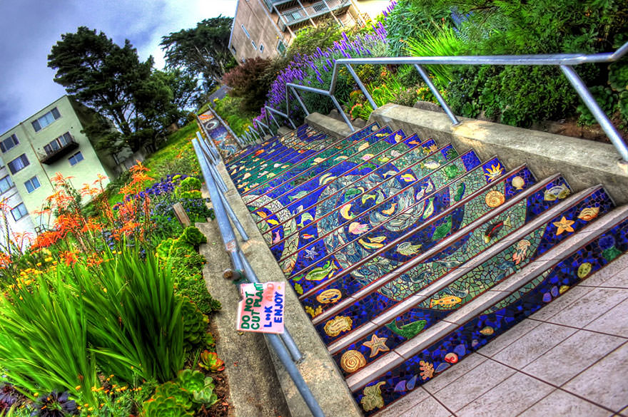 The Most Beautiful Stairs in the World: Transformed by Talented Street Artists
