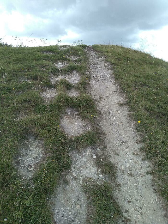 Will you take the desire stairs or the desire ramp? (south downs, england)