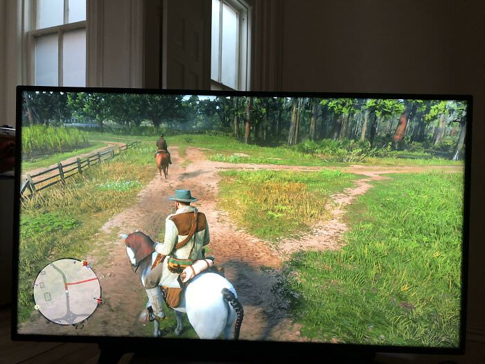 Virtual desire path in red dead redemption 2