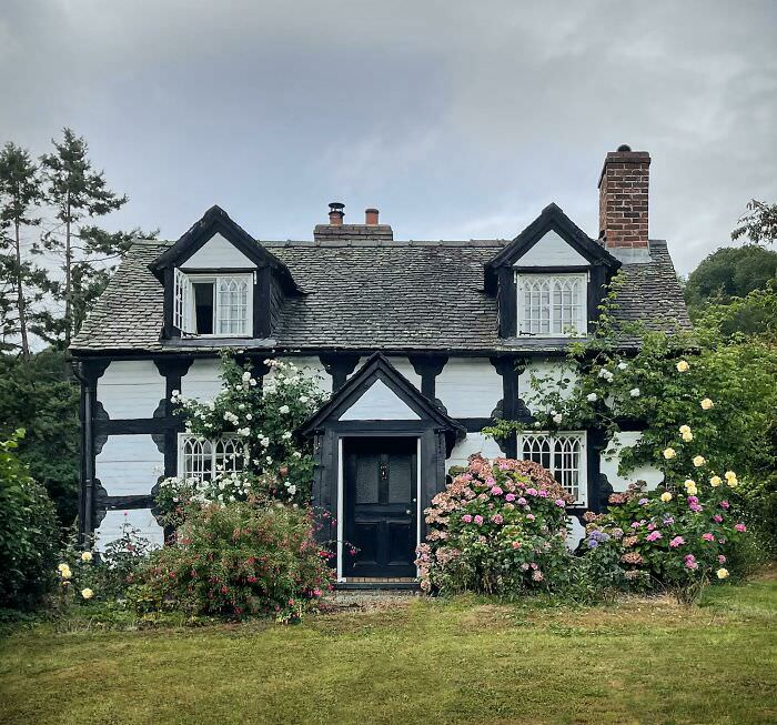 Cottage in eastern Wales.