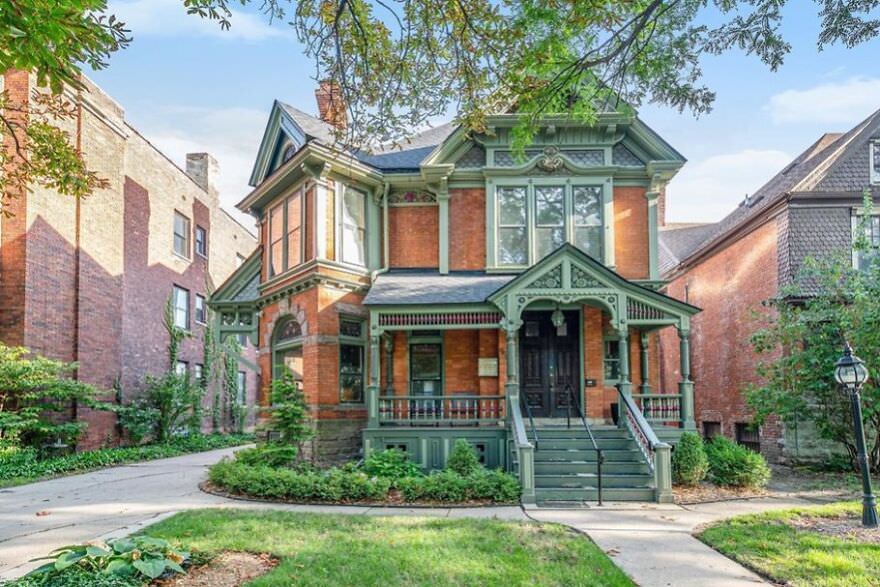 Beautiful home on the historic Canfield Avenue, Detroit.