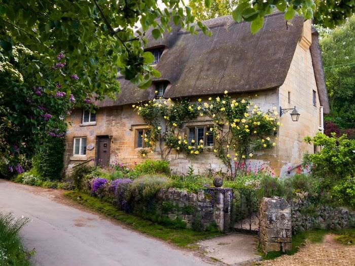 A cottage in Cotswolds, England.