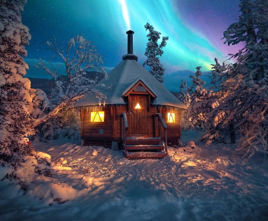 Beautiful hut from Finland
