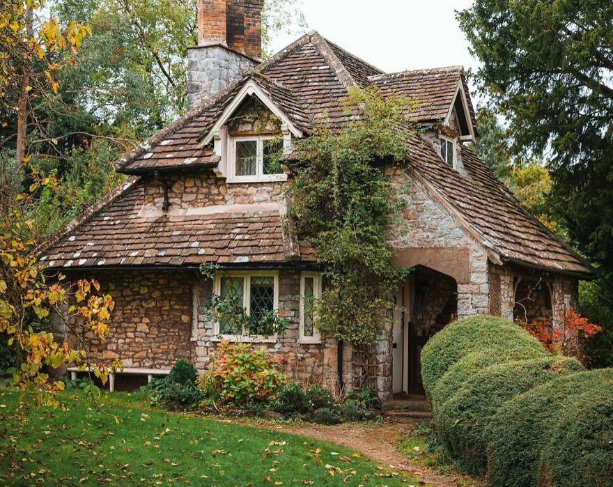 Nestled away, out of view, lies one of nine unique cottages, laid out around an open green