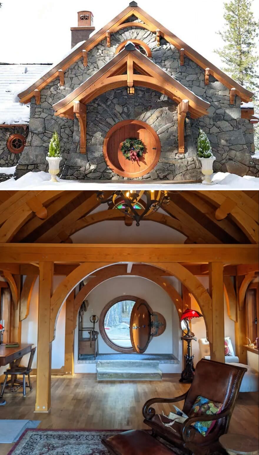 This real-life Hobbit house is amazing.