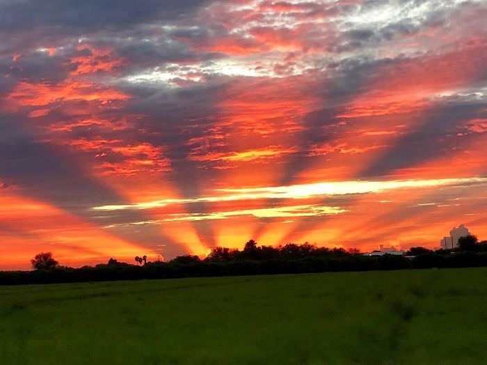 Sunrise in Texas.