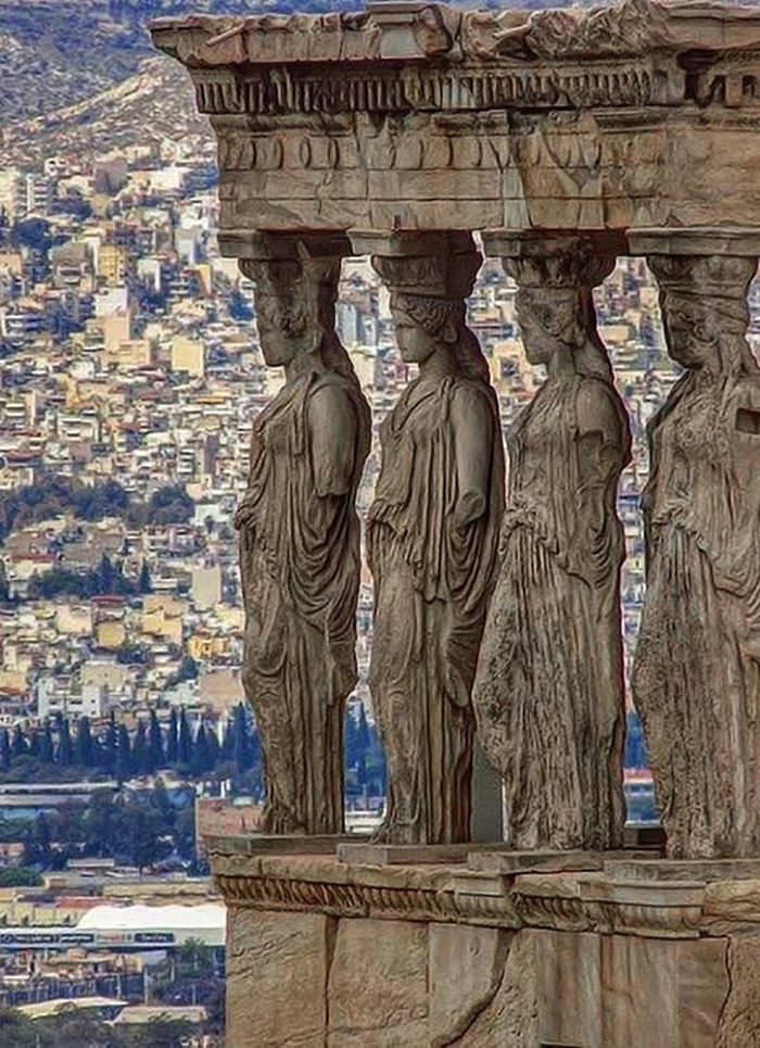 The Caryatids, Acropolis Athens.