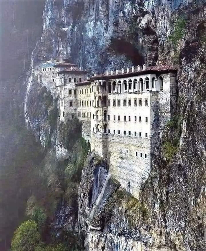 Architecturally unbelievable: Sumela Monastery in Trabzon Province, Black Sea Region of Turkey.