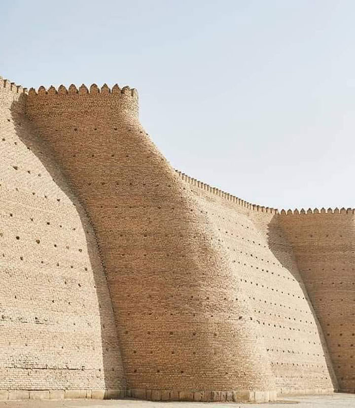 The 1500-year-old Ark of Bukhara in Uzbekistan is an absolutely beautiful representation of castle architecture.