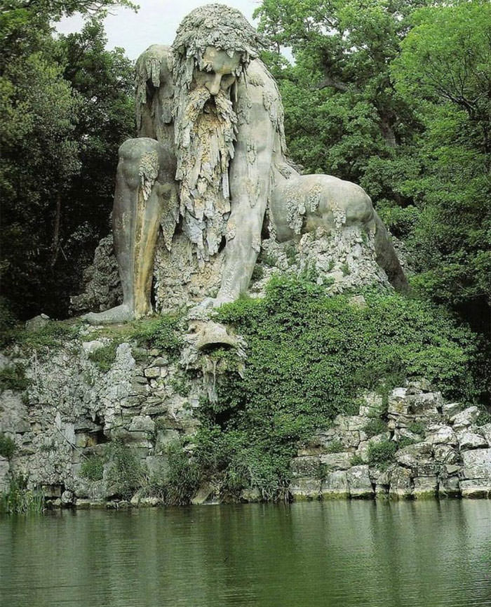 The Giant of Pratolino is a gigantic statue by Giambologna, a masterpiece of sixteenth-century sculpture located a few kilometers from Florence.
