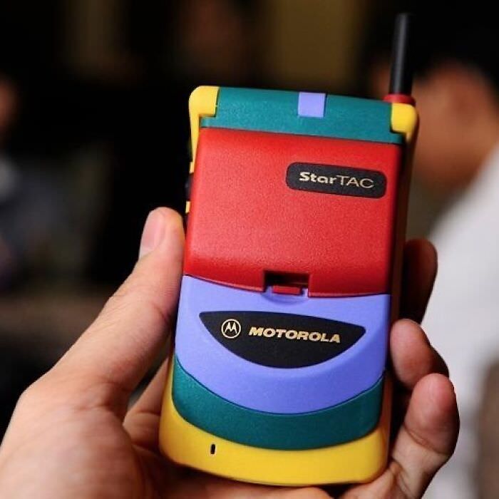 Motorola startac rainbow, 1997. Anyone here had one of these?