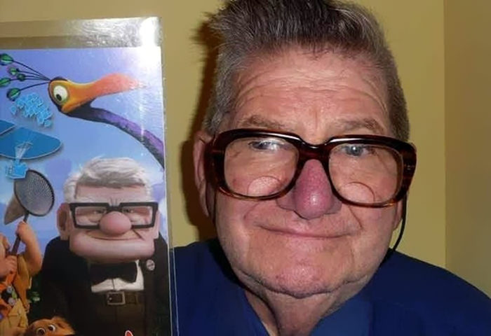 This man looks like Carl from Up!