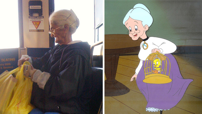 Real-life grandma from Looney Tunes