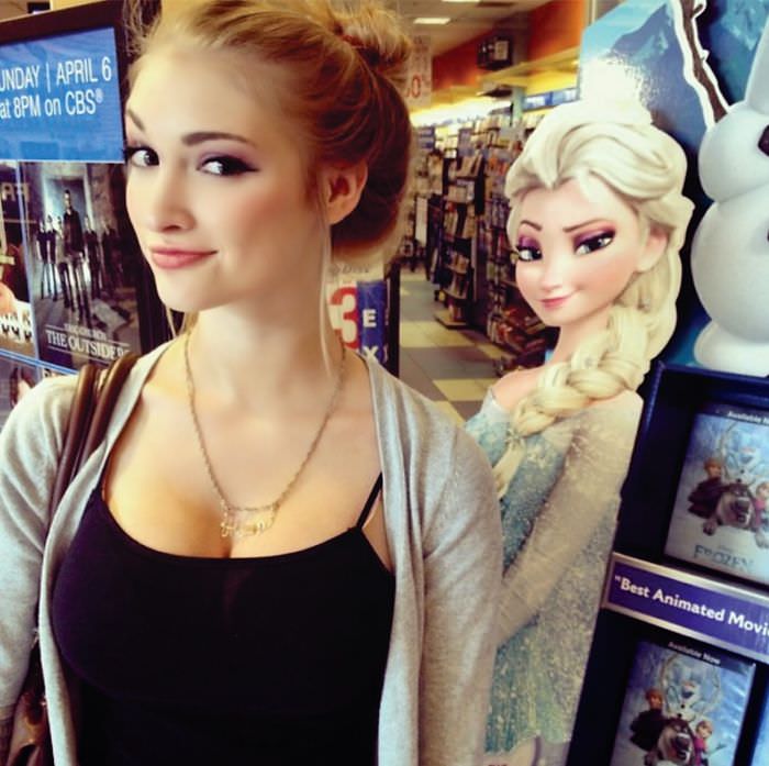 Real-life Elsa