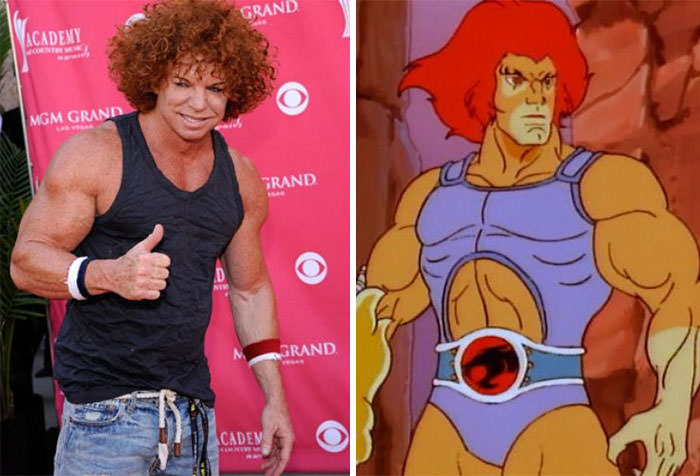 Carrot Top looks like Lion-O from ThunderCats