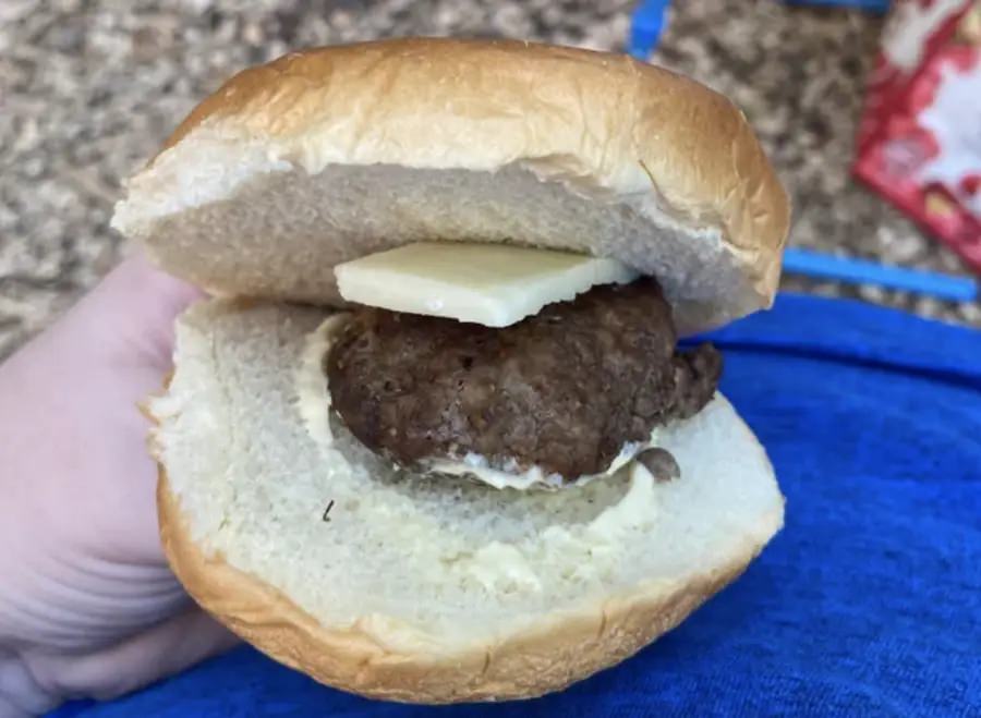 This cookout burger that's perfect for the relative you don't like: