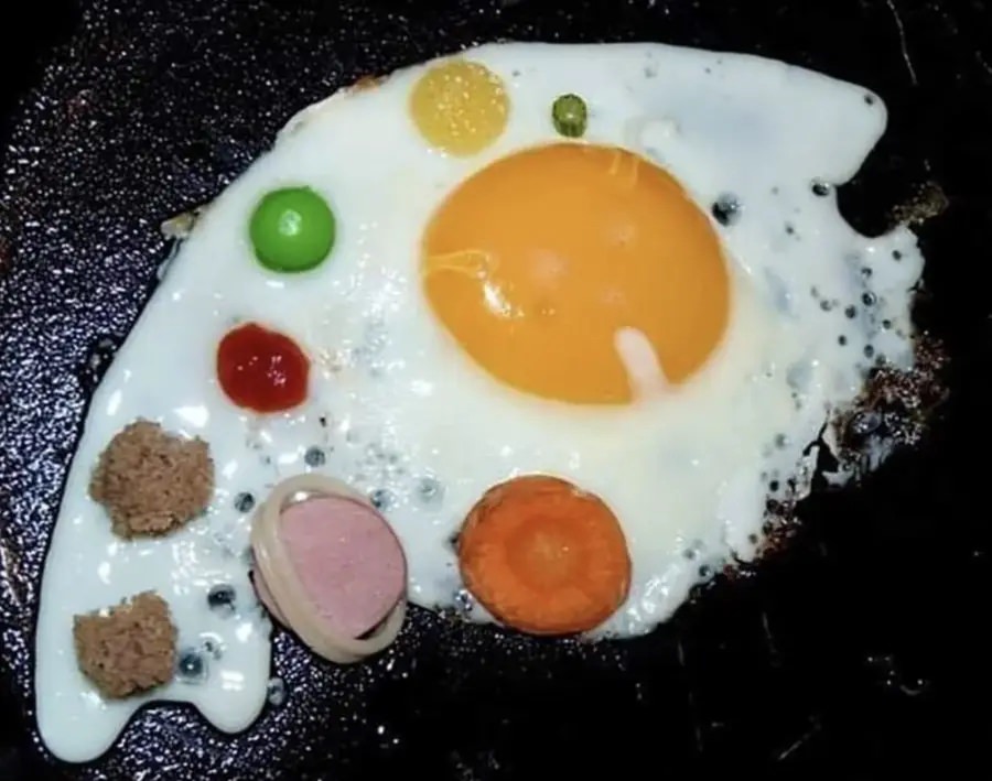 This hearty solar system breakfast: