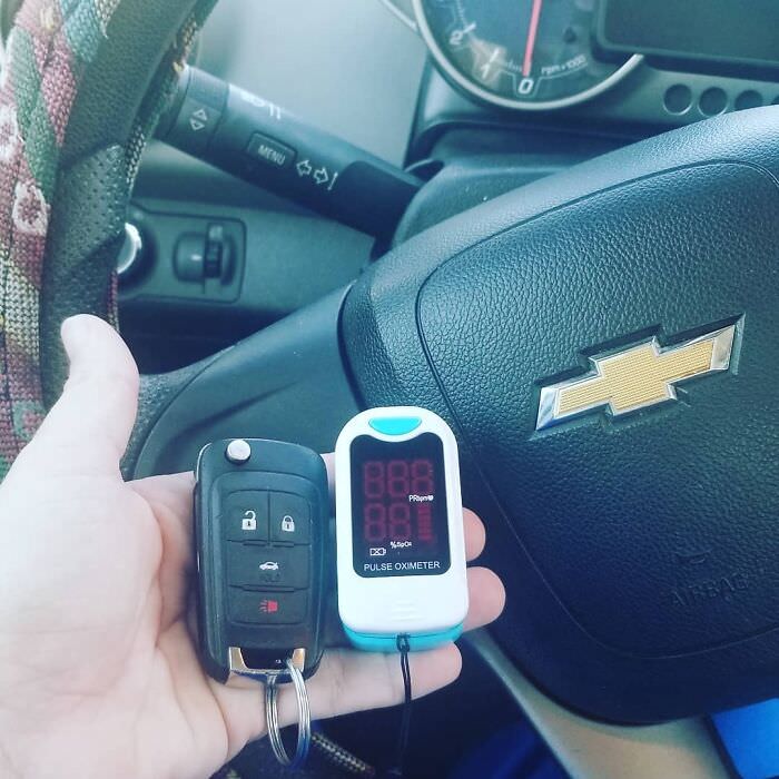 You may have pregnancy brain if you pull out your pulse oximeter to try to unlock your car.