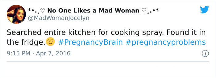 #PregnancyBrain.