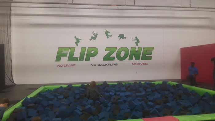 No backflips, except when it’s on the logo