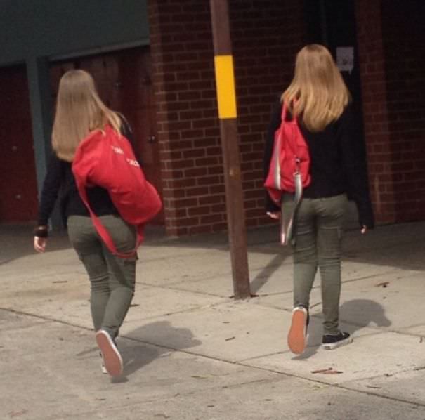 Today I witnessed a glitch in the Matrix.