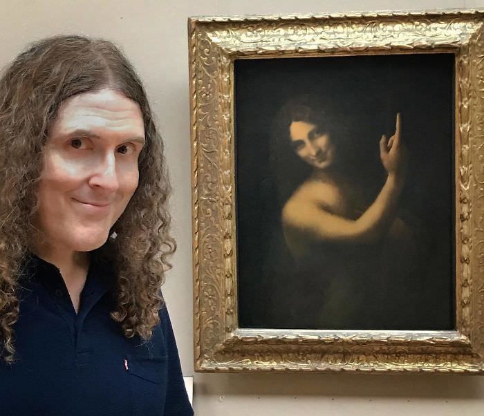 Weird Al proves he is immortal at the Louvre