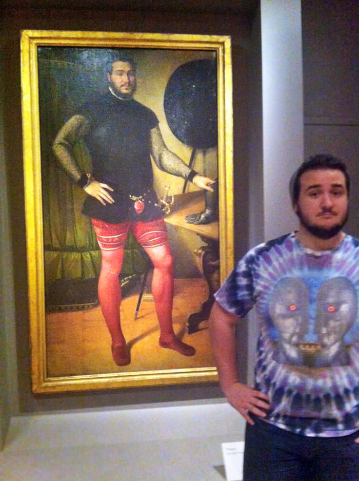 Made an interesting discovery at the art museum today