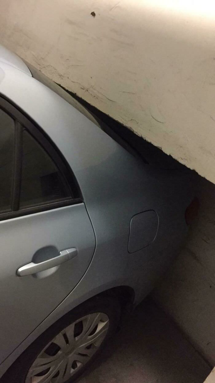 Impressive parking job at my workplace