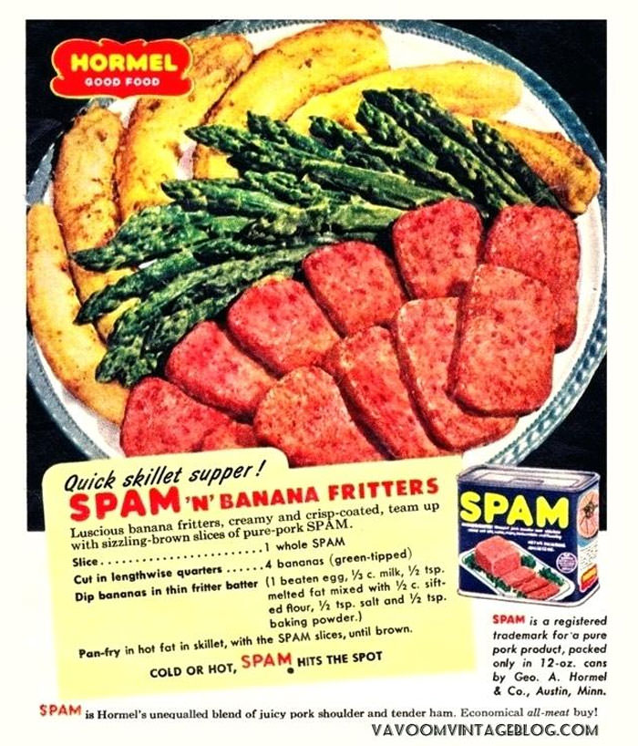 Spam and Banana Fritters