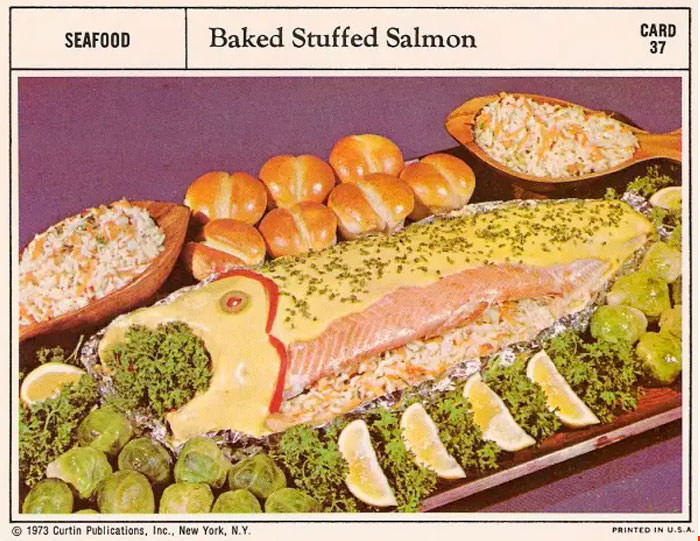 Baked Stuffed Salmon