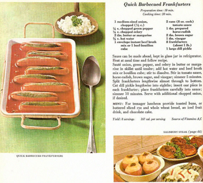 Quick Barbecued Frankfurters