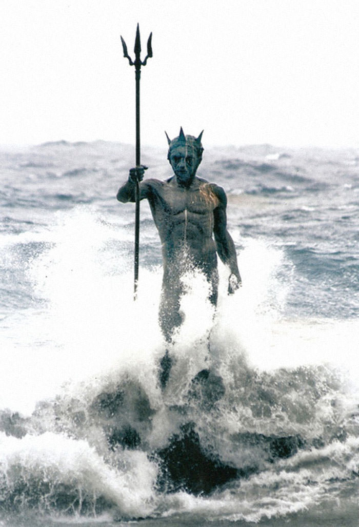 Statue of Poseidon in Spain