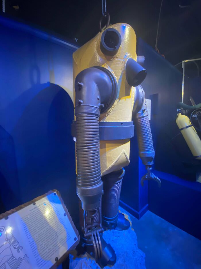 Early diving suits at the History of Diving Museum in Islamorada, FL