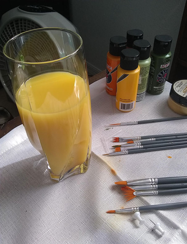 Had to stop my wife from drinking this forbidden orange juice
