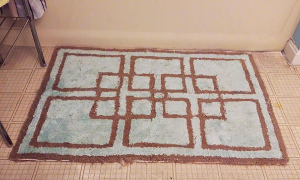 This bath mat at my parents' house.