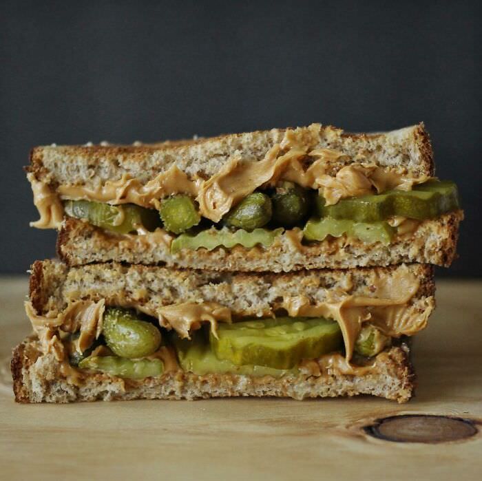 I finally tried making a peanut butter & pickle sandwich, and it was life-changing.