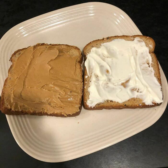Peanut butter and mayo